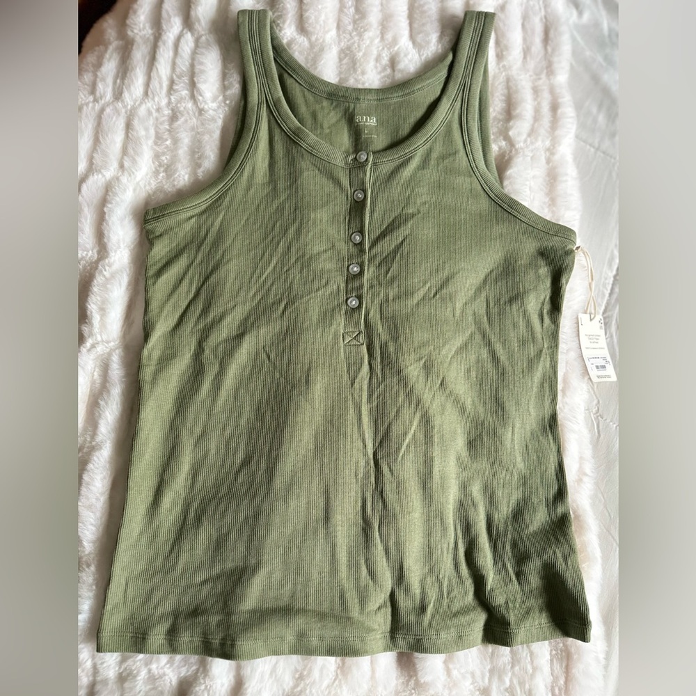 Henley tank top